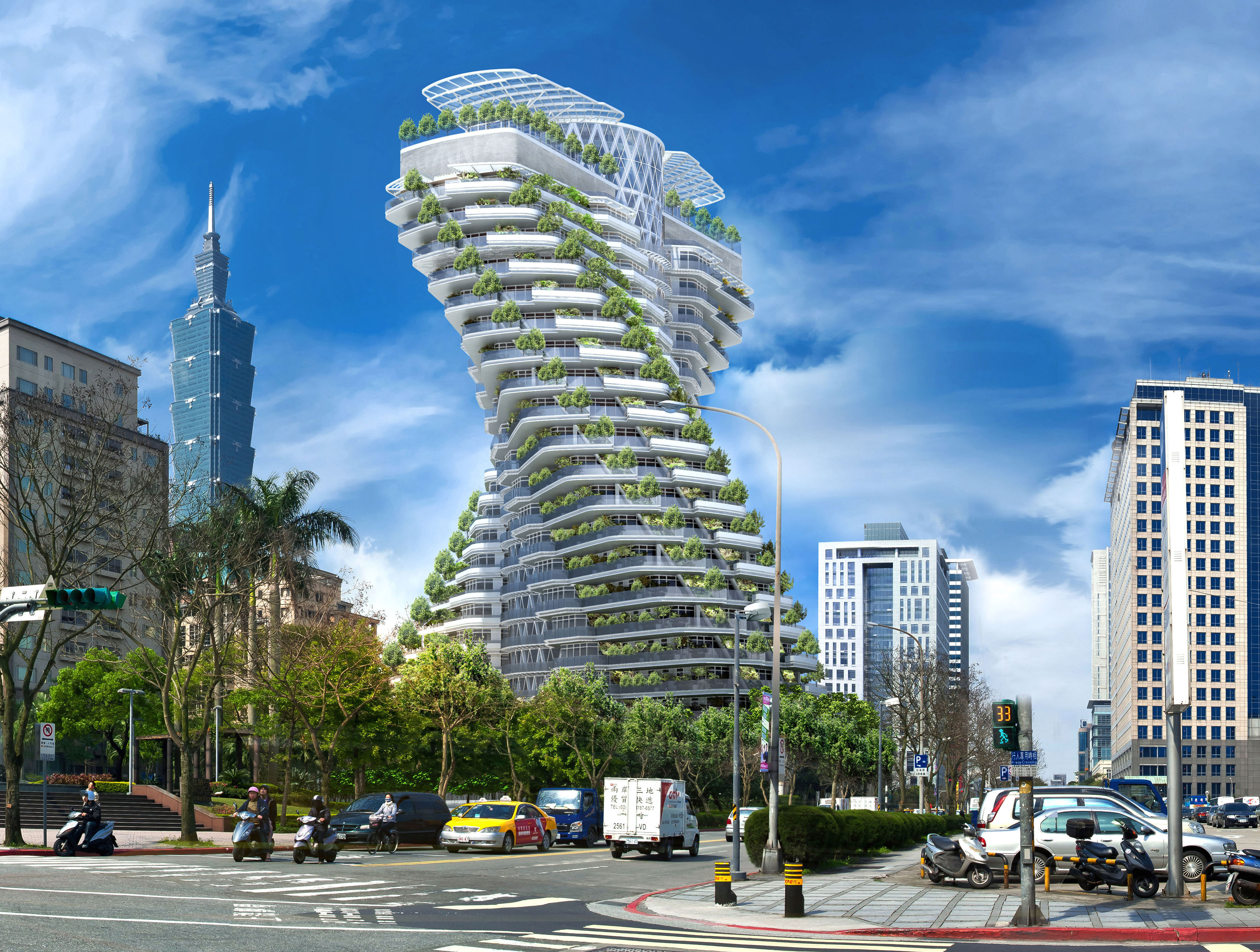 Vincent Callebaut Vijfde gevel