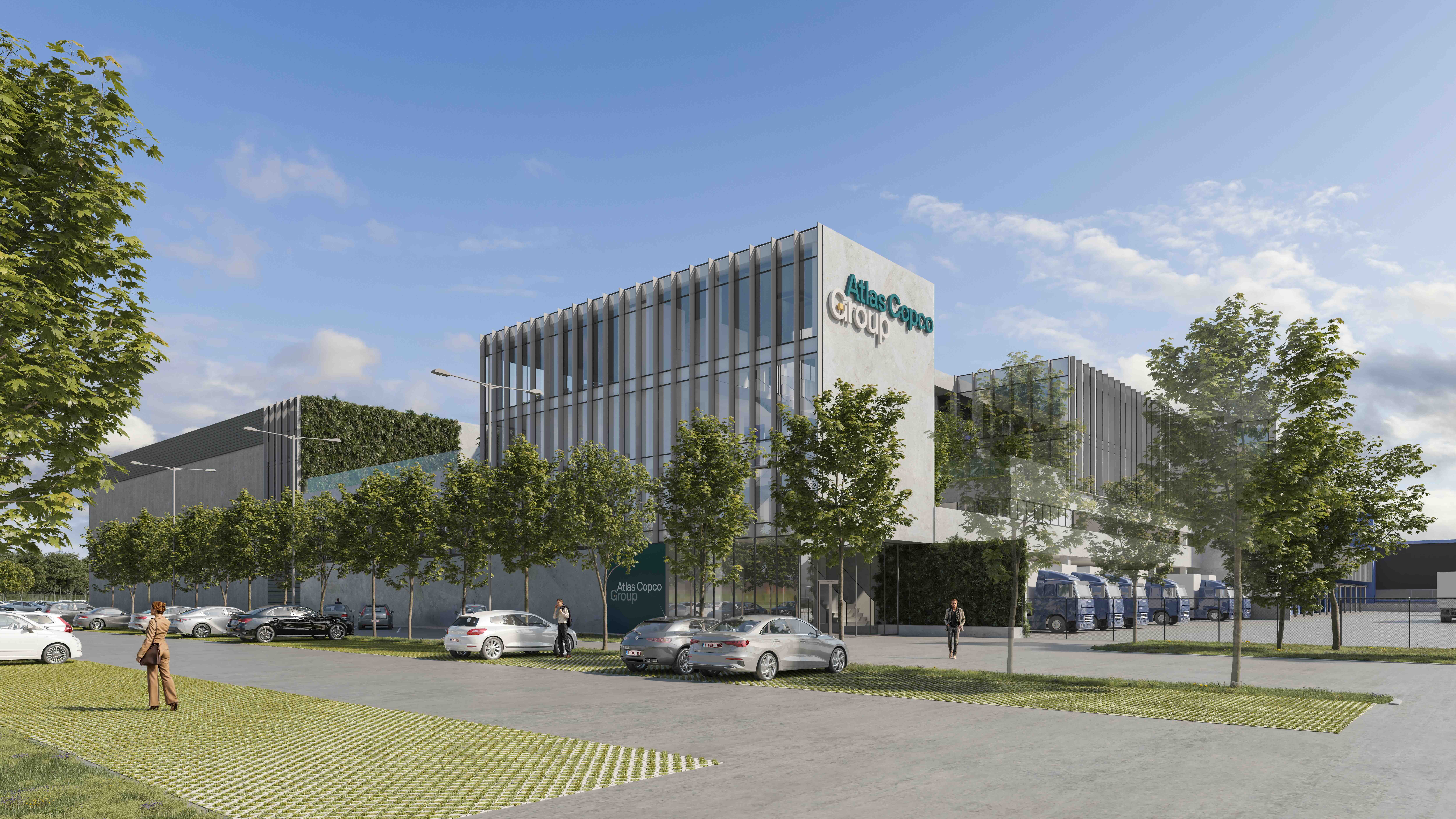 Het ambitieus uitbreidingsproject van Atlas Copco in Bilzen-Hoeselt